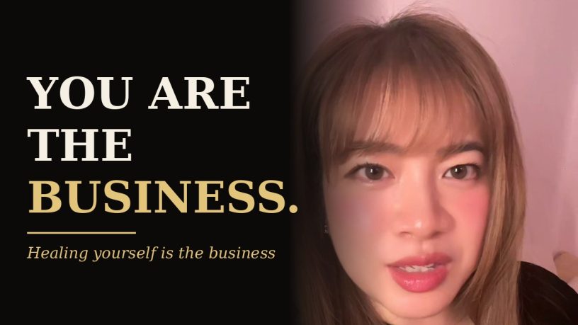Tracey Nguyen, RN, MN, nurse psychotherapist: You are the business. Healing yourself is the business.